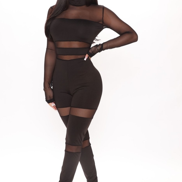 Fashion Nova Pants - Sexy see through fashion nova jumpsuit